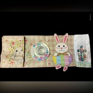 Spring Bunny 10 Piece Table/ Kitchen Set